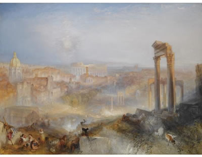 J M W Turner : MODERN ROME - CAMPO VACCINO