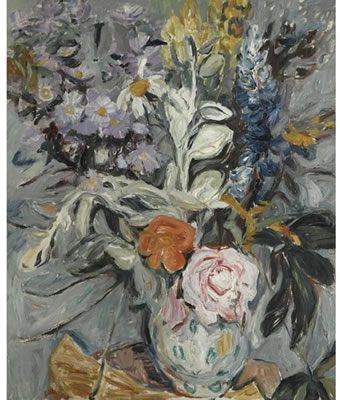 William George (Sir) Gillies : AUTUMN FLOWERS