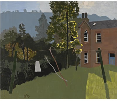 Kenneth Rowntree : GROVE HOUSE, LEVISHAM EVENING