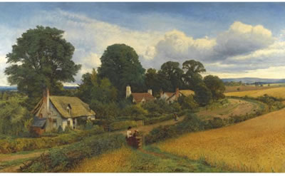 Benjamin Williams Leader : THE COTTAGE HOMES OF ENGLAND