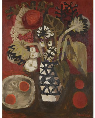 Mary Fedden : ARTICHOKE FLOWERS