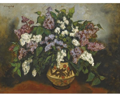 Nikolai Sinezouboff : BOUQUET OF LILACS