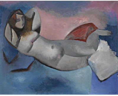 Jan Bauch : RECLINING NUDE