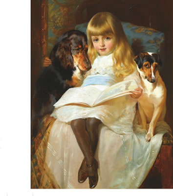 Edwin James Douglas : THE FAVOURITE STORY, A GORDON SETTER AND A JACK-RUSSELL