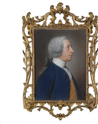 William Hoare : PORTRAIT OF HENRY HOARE, THE MAGNIFICENT' OF STOURHEAD (1705-1785)