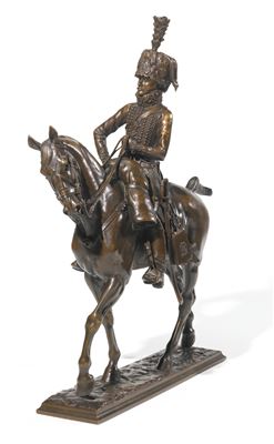 Pierre Nicolas Tourgueneff : A MOUNTED HUSSAR