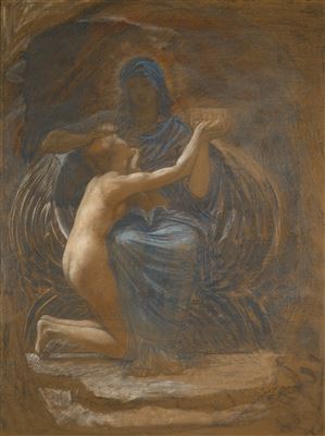 Sir William Blake Richmond : LA VIERGE CONSOLATRICE