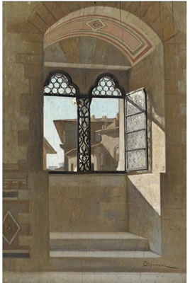 Odoardo Borrani : INTERNO DEL BARGELLO