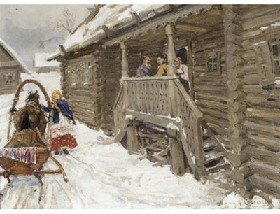 Alexi Stepanovitch (Alexie) Stepanov : VISITORS TO THE DACHA