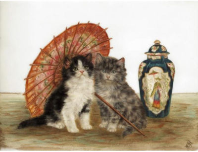 Bessie Bamber : KITTENS AT PLAY