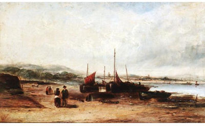 George Dodgson Callow : MOUNT'S BAY, CORNWALL