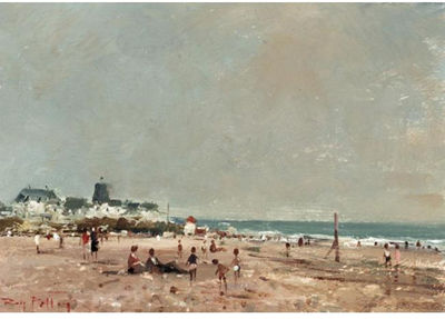 Roy Petley : THE BEACH AT DUEVILLE