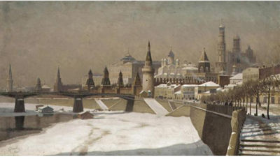 Mikhail Markianovich (Bubelo) Germachev : VIEW OF THE KREMLIN