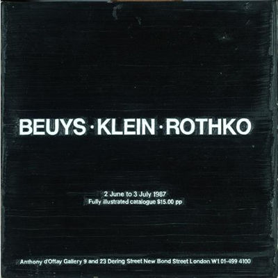 Simon Linke : Beuys, Klein, Rothko