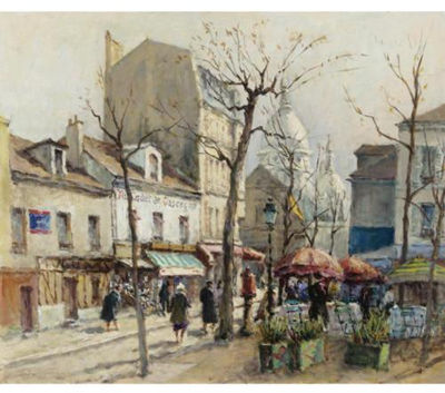 Merio Ameglio : PLACE DU TERTRE MONTMATRE