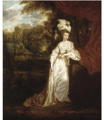 Robert Smirke : PORTRAIT OF A LADY IN COSTUME