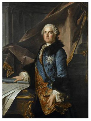 Louis Tocque : PORTRAIT DU MARQUIS DE MARIGNY (1727 -1781)