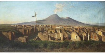 Allessandro Volpe : VUE DE POMPEI