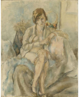 Jules Pascin : MIREILLE AUX FRUITS