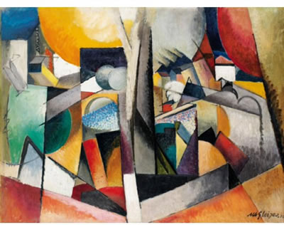 Albert Gleizes : PAYSAGE CUBISTE