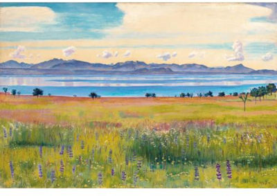 Ferdinand Hodler : View of Lake Geneva from Saint-Prex