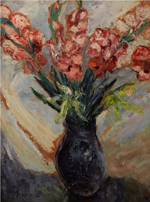 Georges Rogy : Vase and Flowers