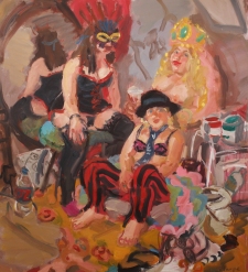 Wendy Sharpe : Untitled (Group Scene)