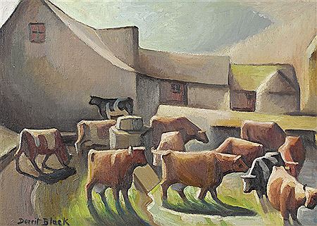 Dorrit Black : A Dorset Farmyard (1944)