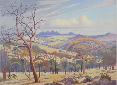 Jacob Hendrik Pierneef : Extensive Landscape Northern Transvaal