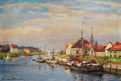 Hermann Wehrmann : A small sailing port