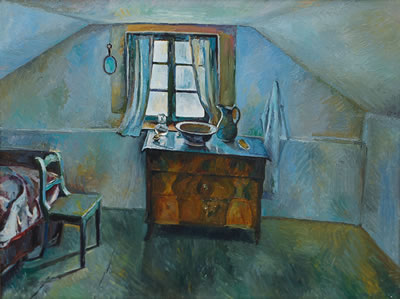 Otto Illies : Blue Interior