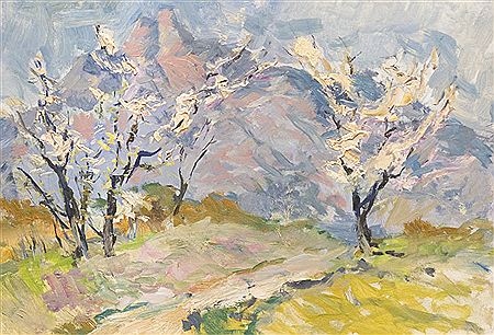 Victor Aleksandrovich Ferber : The Springtime in mountain