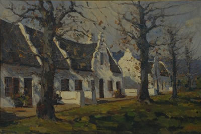 Gian Piero Garizio : CAPE DUTCH BUILDINGS, STELLENBOSCH