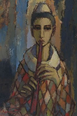 Hennie Niemann : HARLEQUIN WITH A RECORDER