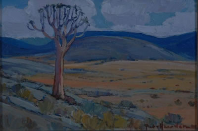 Piet (Pieter Gerhardus) van Heerden : QUIVER TREE, NAMAQUALAND