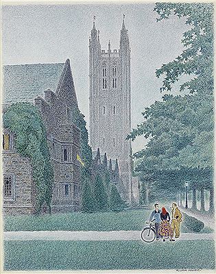 Ellison Hoover : Holder Hall, Princeton.