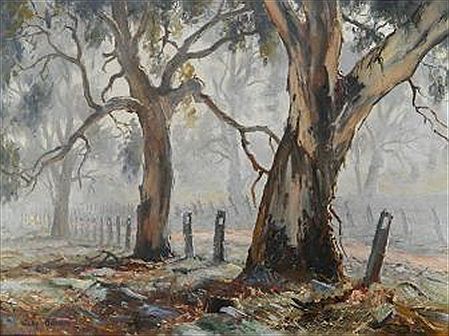 Terry Gleeson : Misty Morning near Tumut