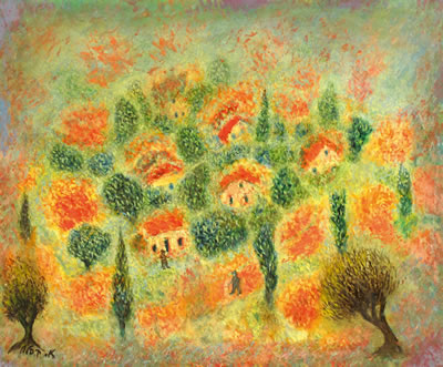 Arie Kaplon : Galilee Landscape