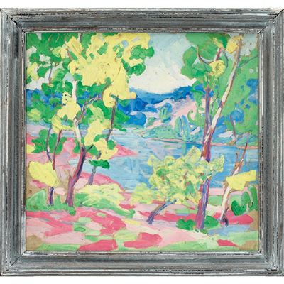 Frederick Remahl : Fauvist Landscape