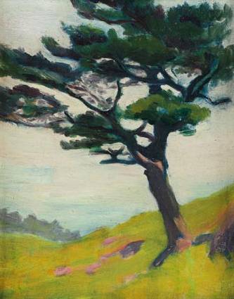 Emma Mendenhall : Hillside Tree