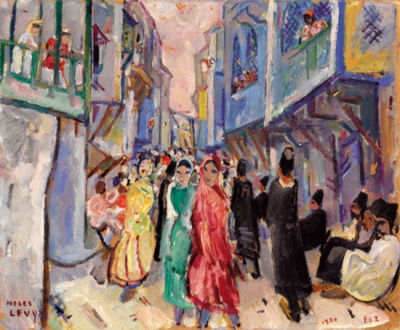 Moses Levy : PROMENEURS À FEZ