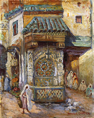 Lucie Ranvier-Chartier : Fontaine Nejjarine à Fès