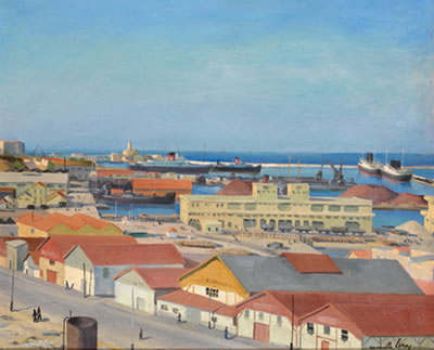 Camille Leroy : PORT D'ALGER, LES DOCKS