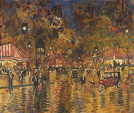 Alexei Konstantinovitch Korovine : Café de Paris à Saint Germain