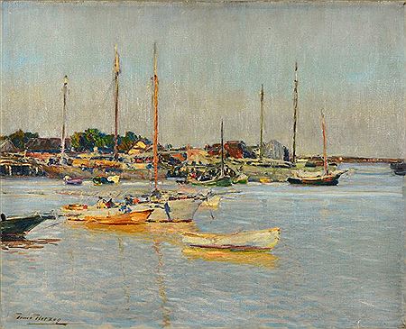 Lewis Edward Herzog : Sunlit Harbor