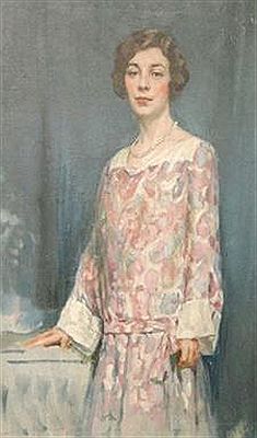 Alfred Edward Borthwick : Portrait of an Edwardian Lady