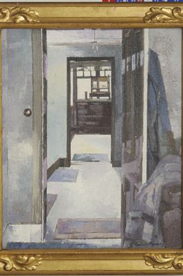 Graham Murray : Interior scene, looking through a doorway