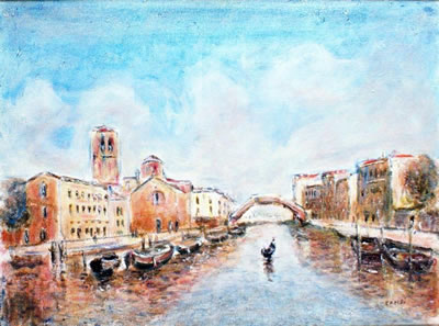 Alain Capisi : CANAL À VENISE