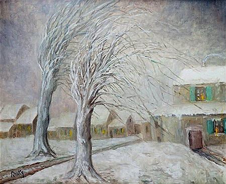 Marie Madeleine de Rasky : LES ARBRES SOUS LA NEIGE