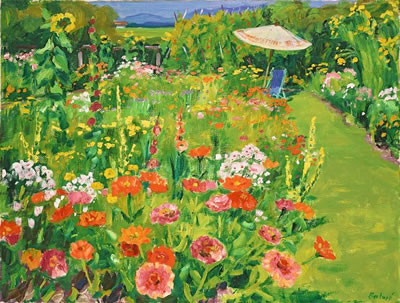 Arnold Balwe : „SOMMERLICHER GARTEN'